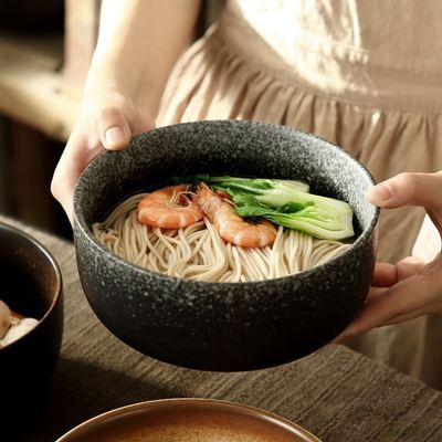 Matcha Bowl Chawan - Creative Noodle Wrist, Large Ramen Bowl,