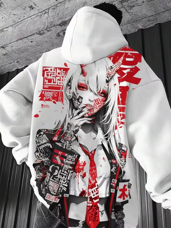 Japan Lifestyle And Culture - Japanese Anime 3d Print Hoodie Men