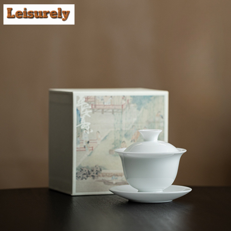 140ml Iced Jade Porcelain Gaiw - Matcha Bowl Chawan ulasan dan harga