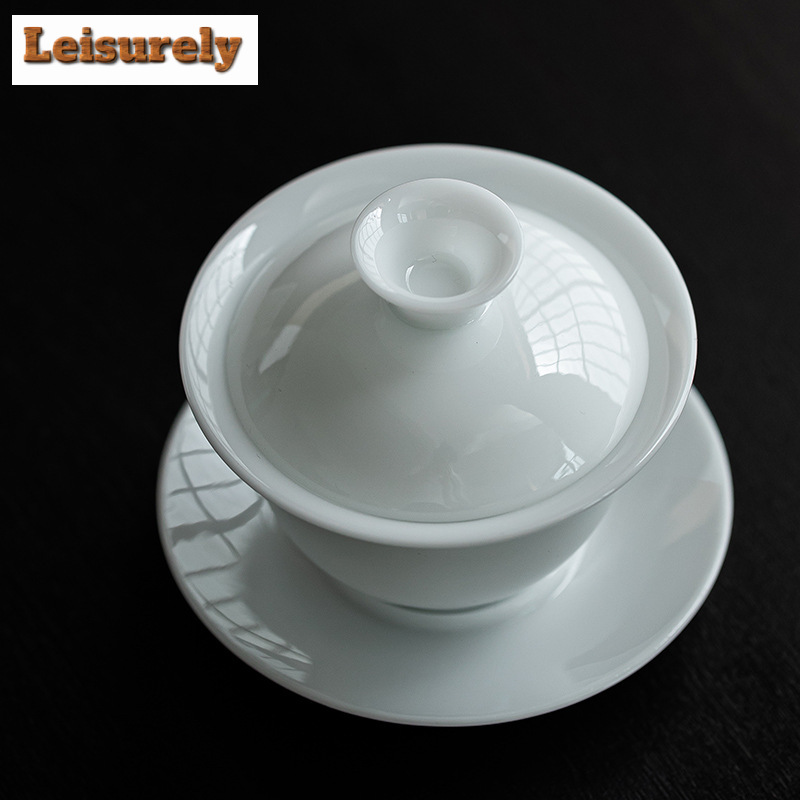 140ml Iced Jade Porcelain Gaiw - Matcha Bowl Chawan ulasan dan harga