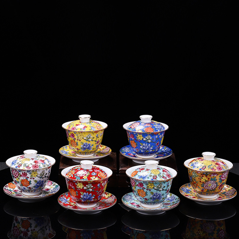 HMLOVE White Porcelain Sancai  - Matcha Bowl Chawan ulasan dan harga