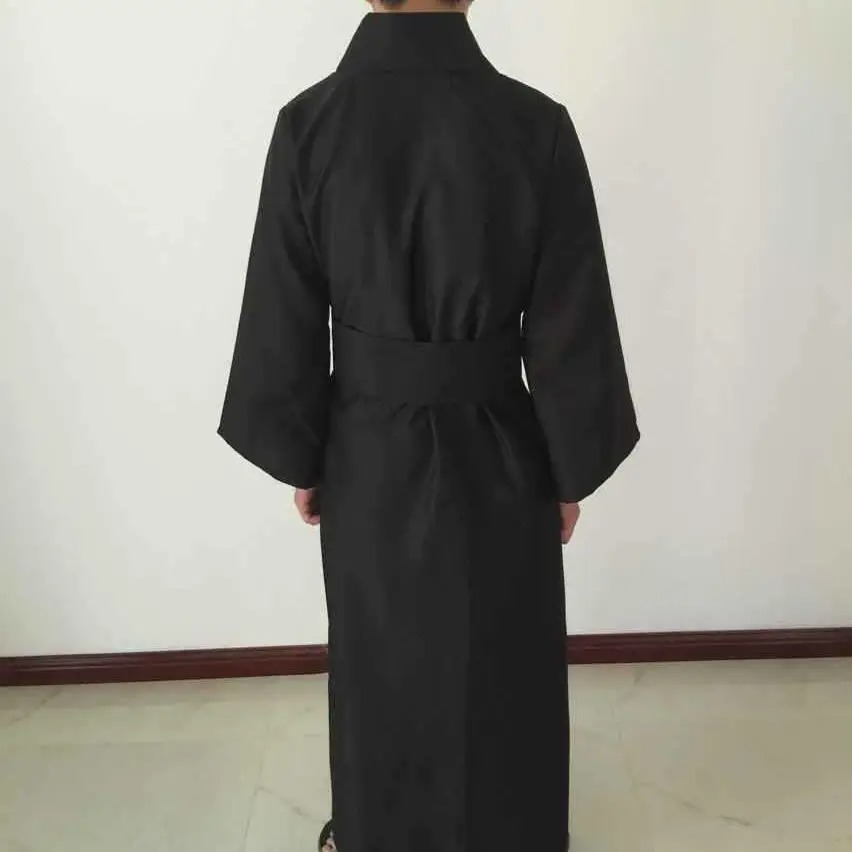 Men Classic Black Kimono Robe  - Japan Lifestyle And Culture ulasan dan harga