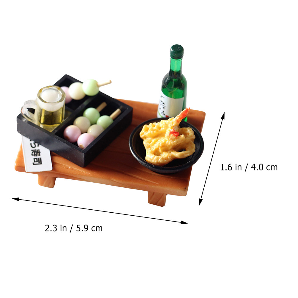 3Pcs Mini Sushi Realistic Deco - Lifestyle Of Japanese ulasan dan harga