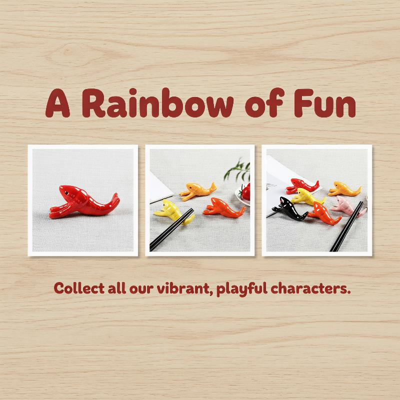Durable Ceramic Crayfish Shape - Chopstick Rest Ceramic ulasan dan harga