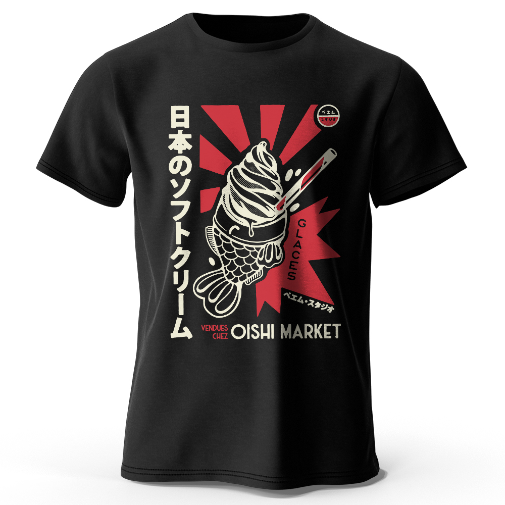 Japanese Foodie Print 100% Cot - Japan Lifestyle And Culture ulasan dan harga