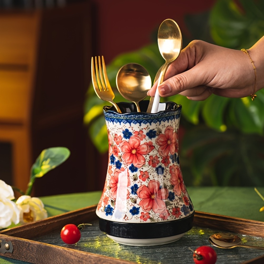 Polish Style Spoon and Chopsti - Chopstick Rest Ceramic ulasan dan harga