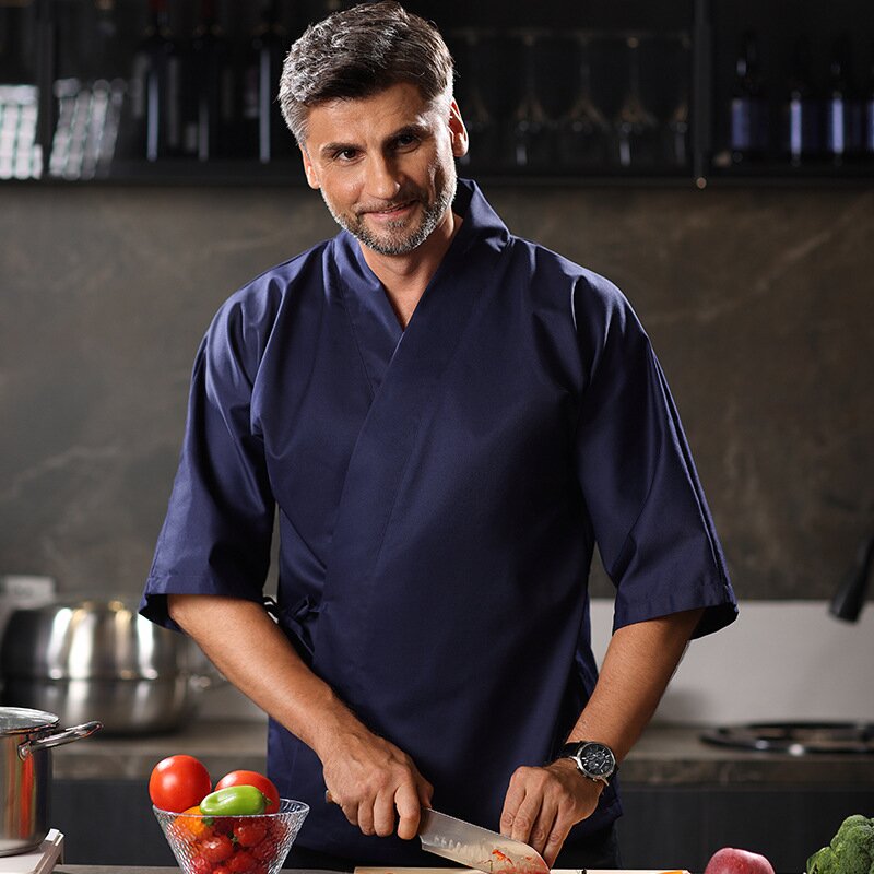 Chef Uniform 3/4 Sleeves Resta - Japan Lifestyle And Culture ulasan dan harga