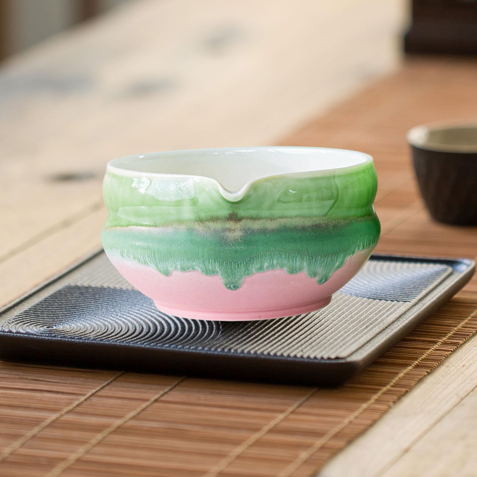 Ceramic Matcha Bowl with Spout - Matcha Bowl Chawan ulasan dan harga