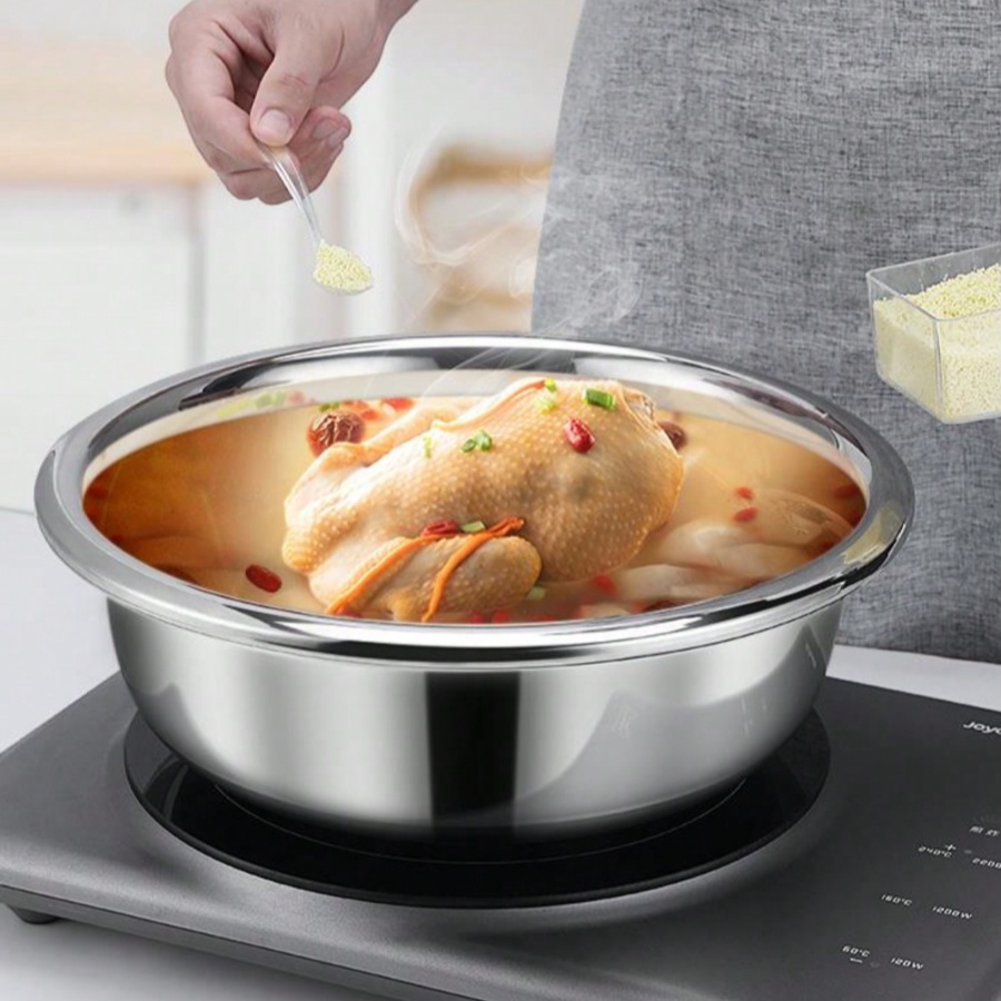 Stainless Steel Round Kitchen  - Matcha Bowl Chawan ulasan dan harga