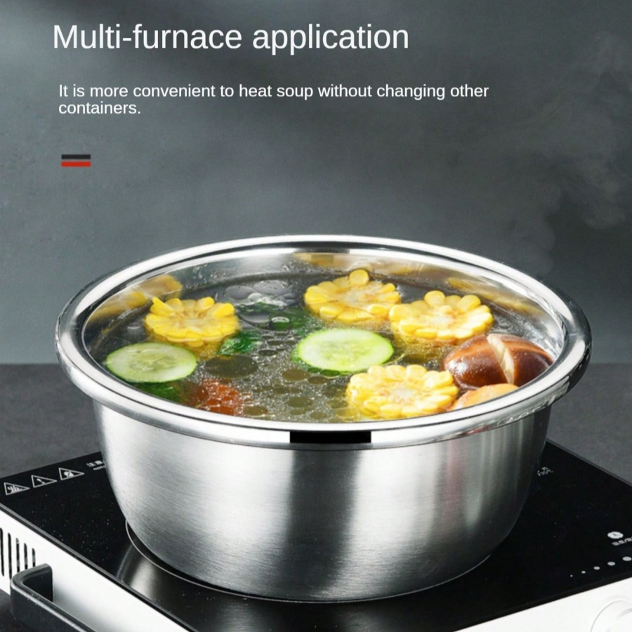 Stainless Steel Round Kitchen  - Matcha Bowl Chawan ulasan dan harga