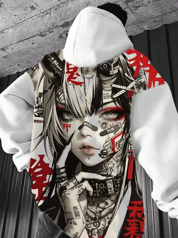 Japanese Anime 3d Print Hoodie - Japan Lifestyle And Culture ulasan dan harga