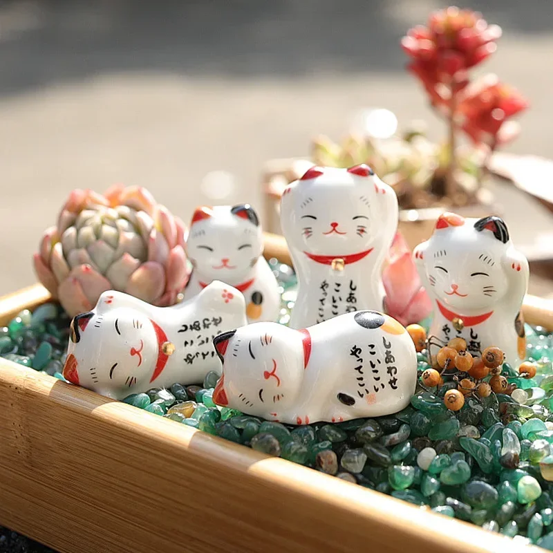 1 pcs Japanese Lucky Cat Ceram - Chopstick Rest Ceramic ulasan dan harga