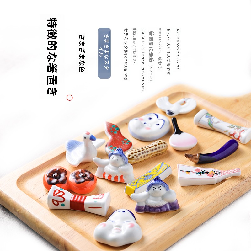 Creative Ceramic Chopstick Hol - Chopstick Rest Ceramic ulasan dan harga