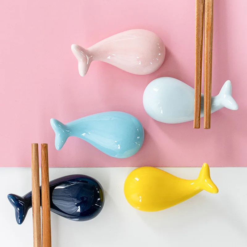 Cute Fish Chopsticks Rest Dini - Chopstick Rest Ceramic ulasan dan harga