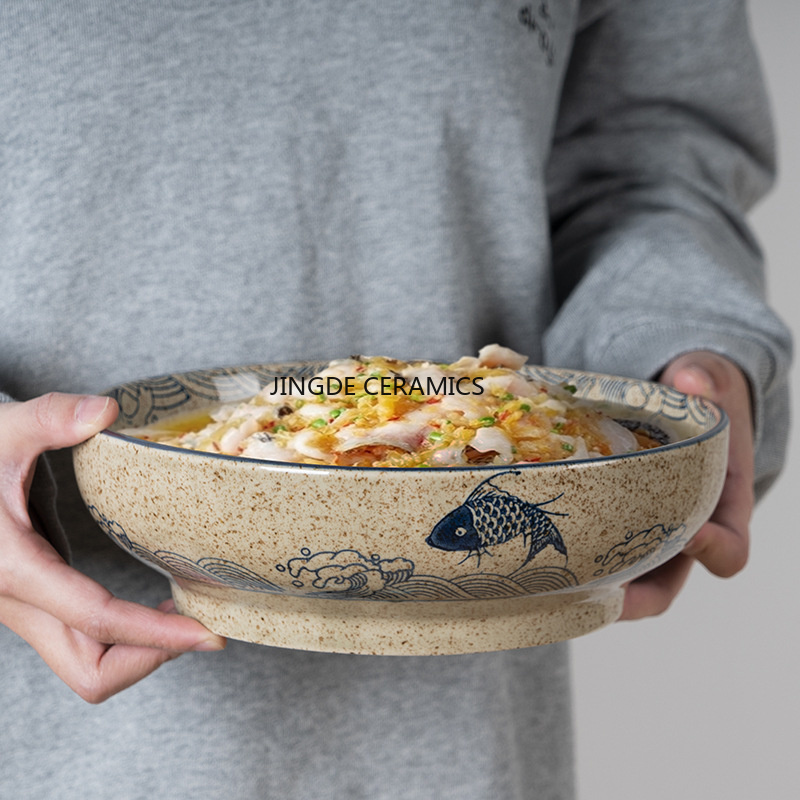 Japanese Style 9Inch Retro Cer - Matcha Bowl Chawan ulasan dan harga