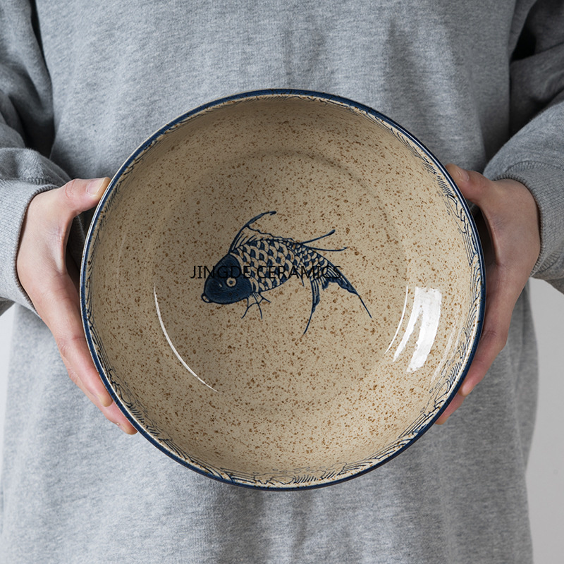Japanese Style 9Inch Retro Cer - Matcha Bowl Chawan ulasan dan harga